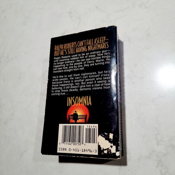 Insomnia by Stephen King 1995 True 1st Edition 1st Printing By Signet Pub. EUC - Picture 2 of 9